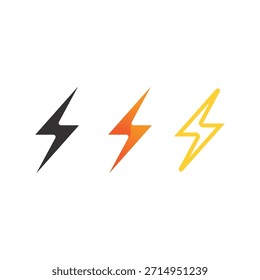 Powerful Lightning Strike Logo Design Incorporating Electric Thunder Symbol
