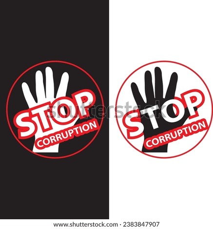 A powerful message that emphasizes the collective effort to eradicate dishonest practices, promote transparency, and uphold ethics for a just and accountable society, fostering trust and progress.