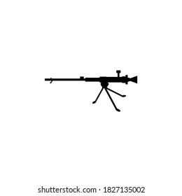 pistola potente, pistola, pistola, ilustración vectorial