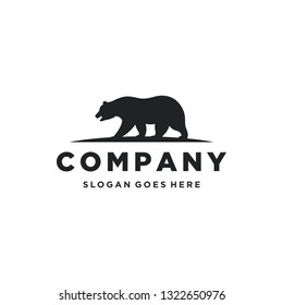 Powerful Sophisticated Bear Logo Design Stock Vector (Royalty Free ...