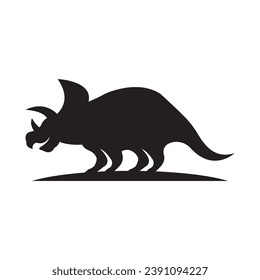 Powerful T-REX logo, jurassic period concept icon illustration design