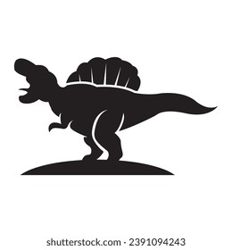 Powerful T-REX logo, jurassic period concept icon illustration design