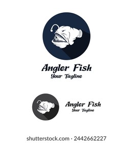 Powerful and unique Angler Fish Logo Vector