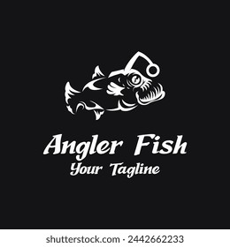 Powerful and unique Angler Fish Logo Vector