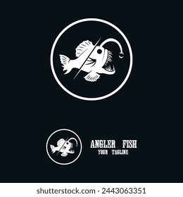 Powerful and unique Angler Fish Logo Vector