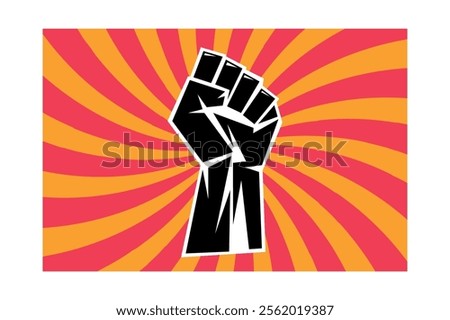 Powerful Vector Illustrations for Advocates of Freedom, human fist, protest art, rebel spirit, freedom fight, hand gesture, activism symbol, equality rights, empowerment message, struggle hands