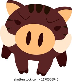 Powerful Wild boar to assault