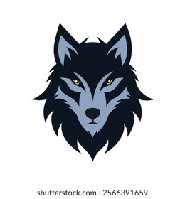 Powerful Wolf Head Logos in Silhouette Style