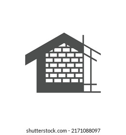 Vector de logotipo de arquitectura potente y limpia