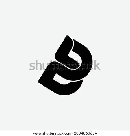 
powerfull and strong b and p initial letter vector logo