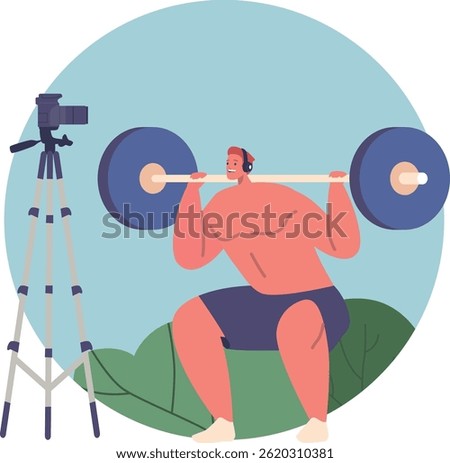 Powerlifter sharing experience in blog