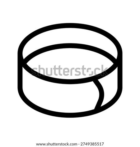 Powerlifting Belt Icon Vector Symbol Design Illustration