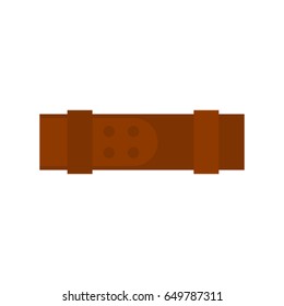 Powerlifting belt isolated. Weightlifting Belt accessory. Sports facility
