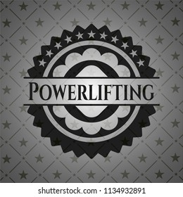 Powerlifting black emblem