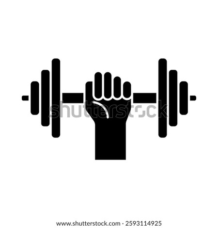Powerlifting – Heavy Barbell Representing Strength Training and Weightlifting