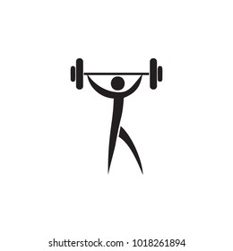powerlifting icon. Elements of sportsman icon. Premium quality graphic design icon. Signs and symbols collection icon for websites, web design, mobile app on white background