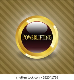 Powerlifting shiny badge