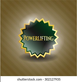 Powerlifting shiny badge
