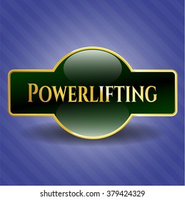 Powerlifting shiny badge