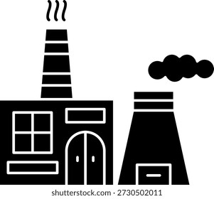 Powerplant Line vector Icon Design