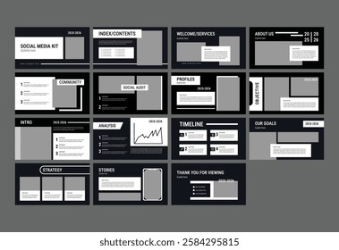 PowerPoint business presentation template. Abstract white, yellow, slides. Brochure cover design, cover design, proposal, pitch deck, google slides