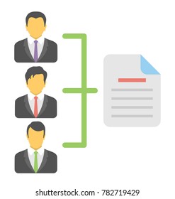 
Powerpoint Hierarchy Vector Icon

