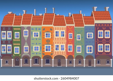 Poznan Old Market Square Townhouses Poland