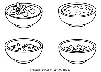 Pozole Line Art Simple Design