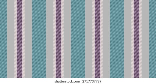 Vector inconsútil del fondo Pozy, Vertical de la raya de la tela étnica. Patrón de líneas textiles de textura sarty en paleta de colores gris y cian.
