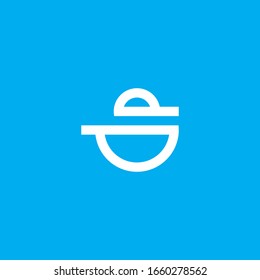 PP Duck Monogram Symbol Logo