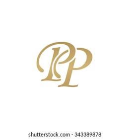 PP initial monogram logo