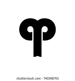 pp letter logo