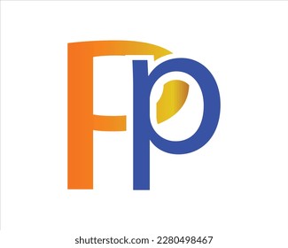 Pp letter logo design element