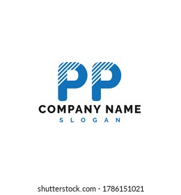 PP Letter Logo Design. PP letter logo Vector Illustration - Vector