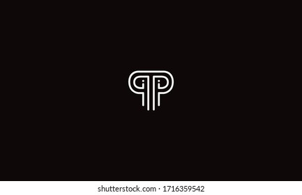 PP or PP letter logo. Unique attractive creative modern initial PP PP P P initial based letter icon logo