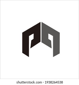 CARTAS 'PP' DISEÑO DE LOGOTIPO PARA EL NOMBRE Y MARCA DE SU EMPRESA