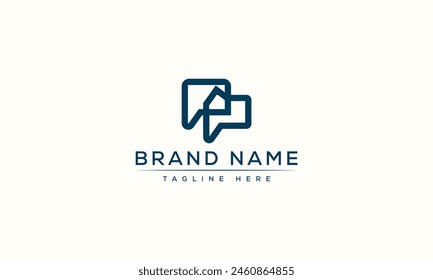 PP logo Design Template Vector Graphic Branding Element.