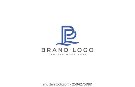 PP logo design vector template design for brand