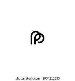 Pp Logo Latter Vektor Templete