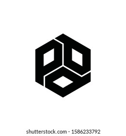 PP or P Letter Logo Design Template Vector