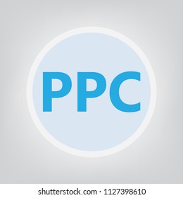 PPC (Pay Per Click)- vector illustration