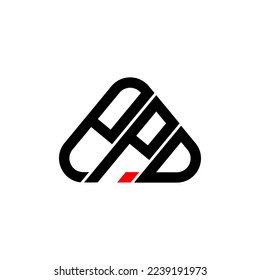 PPD letter logo creative design with vector graphic, PPD simple and modern logo.