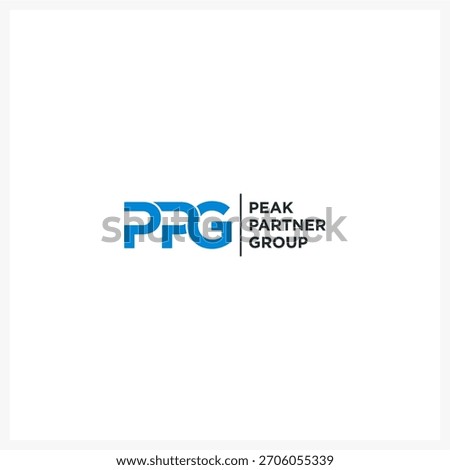 PPG Monogram Logo Design Modern Business Branding Template