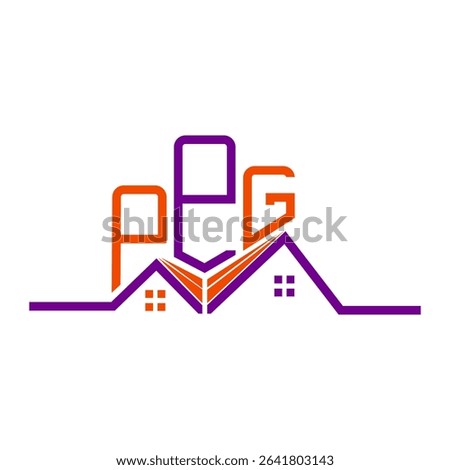 PPG Real State logo design, PPG simple and modern logo. PPG luxurious alphabet design  