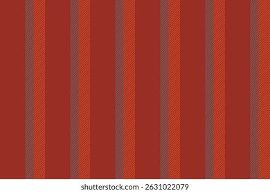 Ppg tecido vetorial têxtil, textura vertical padrão sexual. Personalize linhas de plano de fundo listras sem costura na paleta de cores vermelho e cinza escuro.