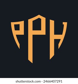 PPH Shield letter Creative logo  