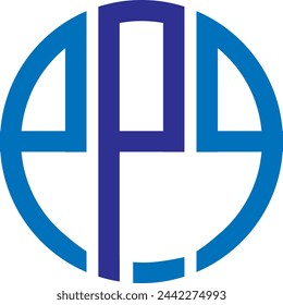 PPP Circle logo design, icon, symbol, vector file