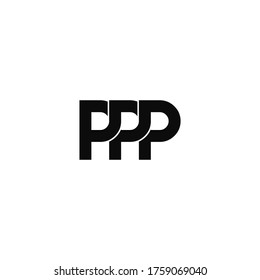 Ppp Letter Original Monogram Logo Design