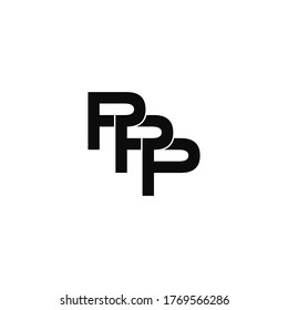 Ppp Letter Original Monogram Logo Design