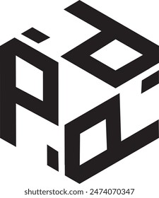 PPP Icono de forma de polígono, símbolo, archivo de Vector, 